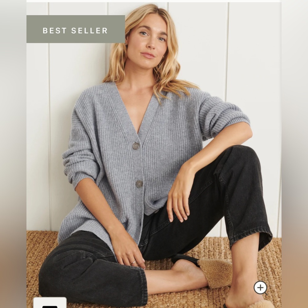 JENNI KAYNE Cashmere Cocoon Cardigan